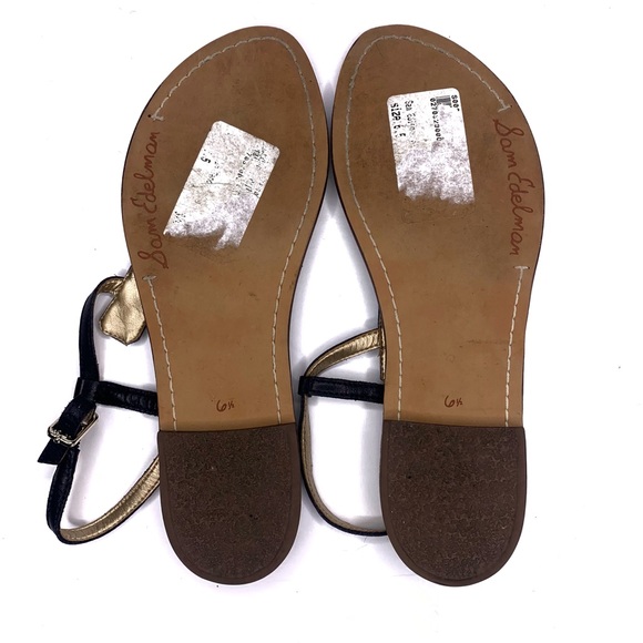 Sam Edelman Gigi Embroidered Strap Sandals - Picture 3 of 5
